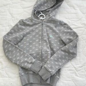 Adidas logo jacket size xs